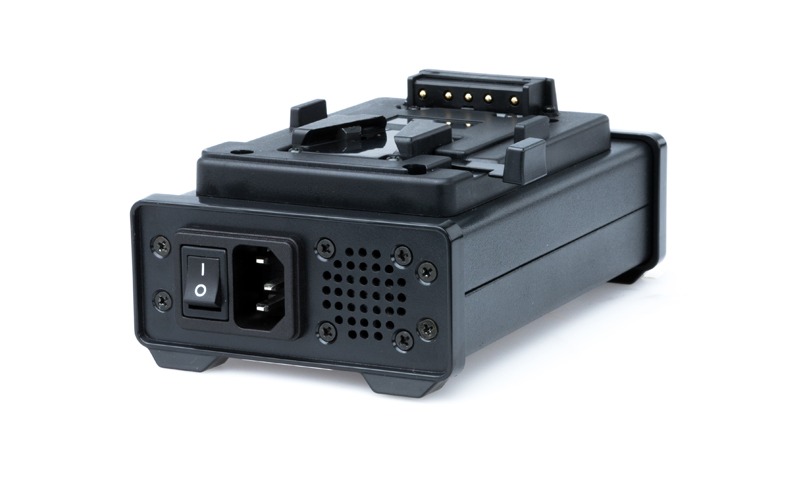 Single V-lock fast charger